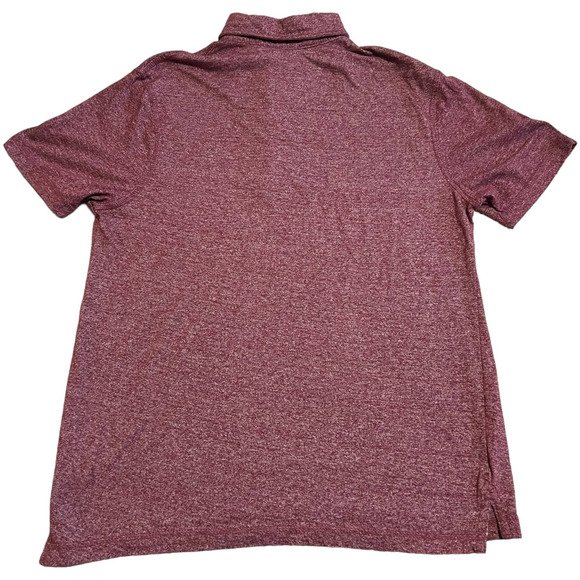 Rugby University Burgundy Short Sleeved Polo, Size M - Picture 2 of 4
